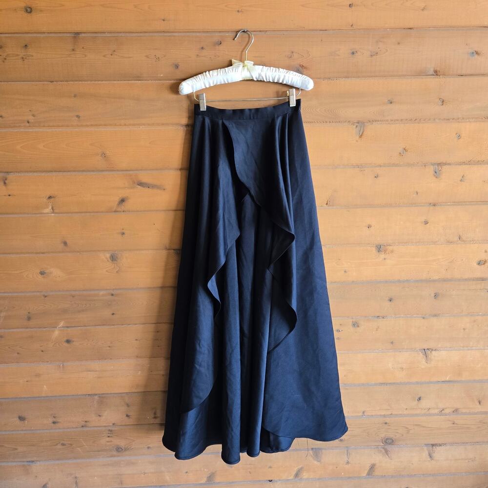 Jay Godfrey Gavin Overlay Skirt Maxi High Low Formal 0 Prom Wedding Homecoming - Picture 2 of 9